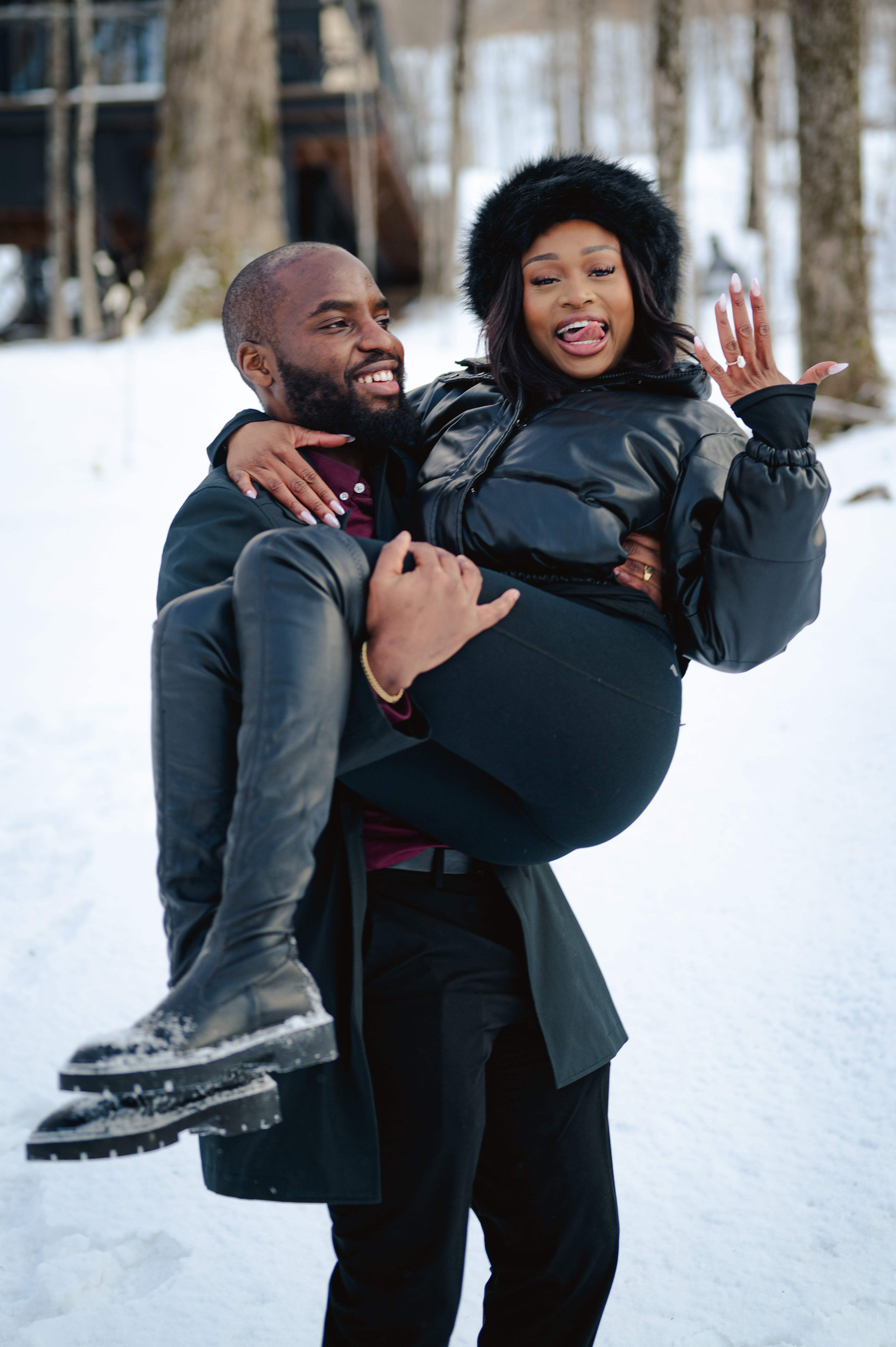 Proposal lift in Sutton snow